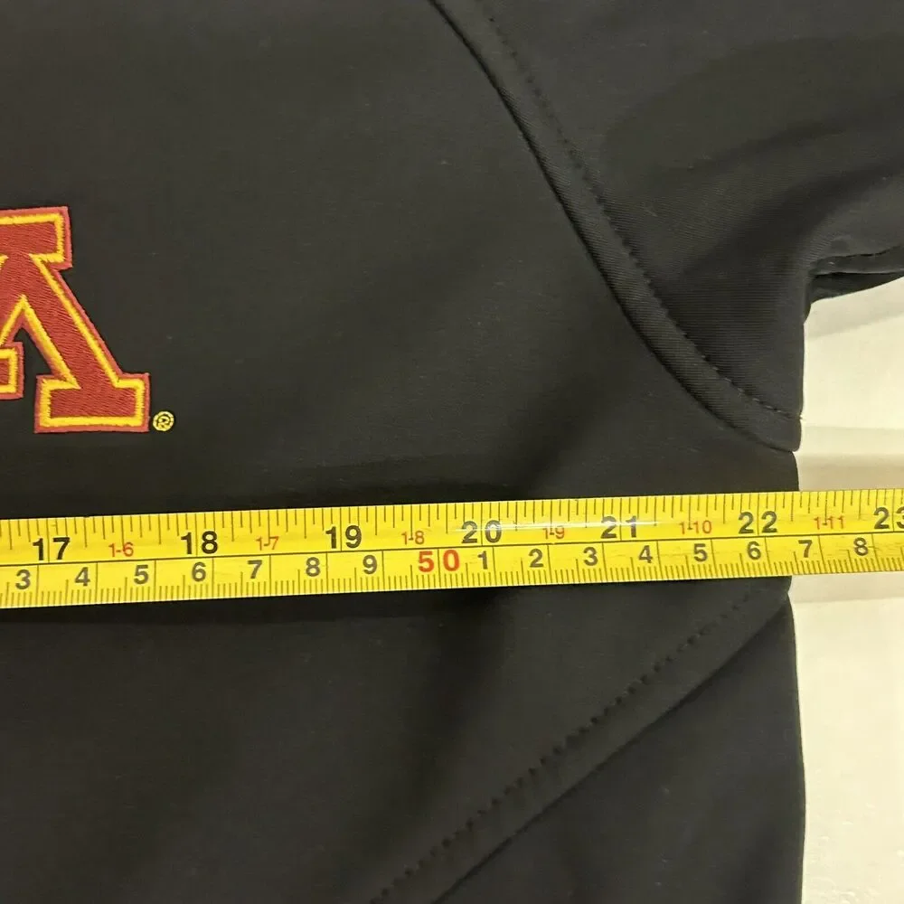 Columbia Softshell Jacket Men’s Medium Minnesota Golden Gophers Logo Black